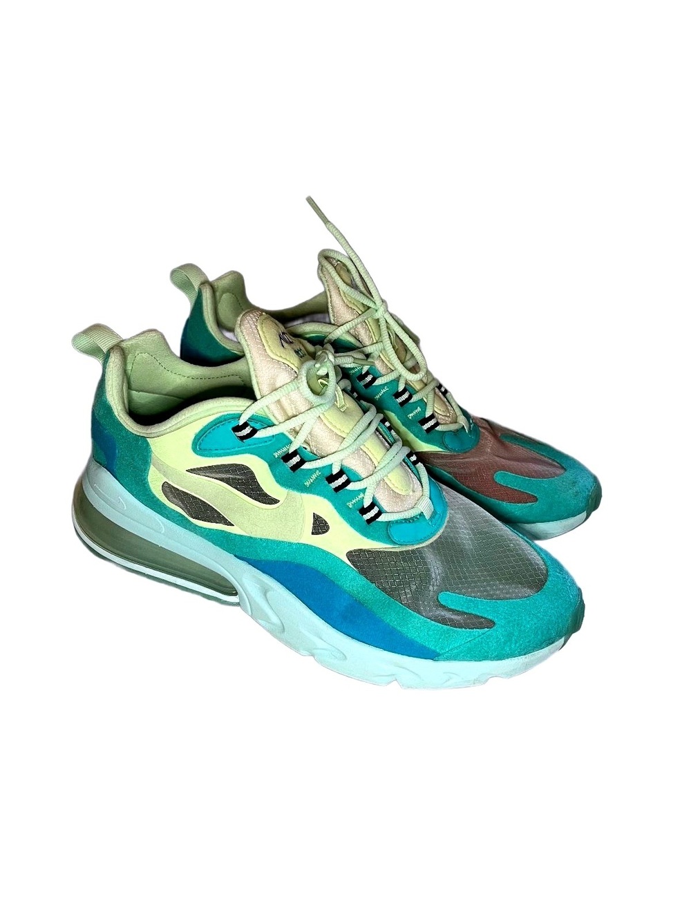 Nike Air Max 270 React Psychedelic Art Hyper Jade Men’s 8.5 / Women’s 10